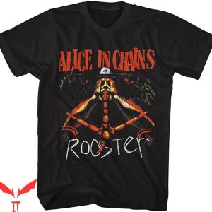 Alice In Chains Rooster T-shirt Vintage Cool Heavy Metal