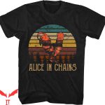 Alice in Chains Rooster Navy Heather Unisex T-Shirt, 5X