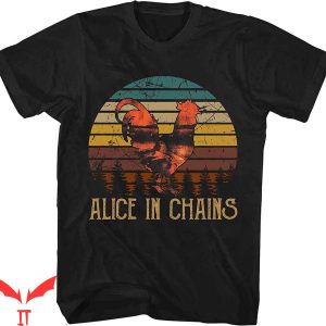 Alice In Chains Rooster T-shirt Vintage Song Heavy Metal
