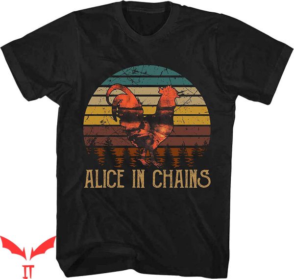 Alice In Chains Rooster T-shirt Vintage Song Heavy Metal