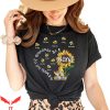 Nana With Grandkids Names T-Shirt Gnome Bee And Sunflowers