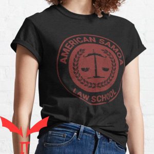University Of American Samoa T-shirt Red Logo Law School