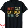 Best Cat Dad Ever T-Shirt Vintage Best Cat Daddy Cat Lover
