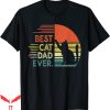 Best Cat Dad Ever T-Shirt Vintage Cat Dad Fist Bump Best Cat
