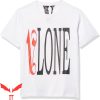 Black And Red Vlone T-Shirt Big V Friends Fashion Hip Hop
