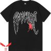 Black And Red Vlone T-Shirt Hip Hop V Letter Trendy Classic