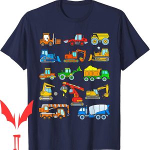 Blippi Birthday T-Shirt Construction Excavator Shirt for Boys Girls Men and Women