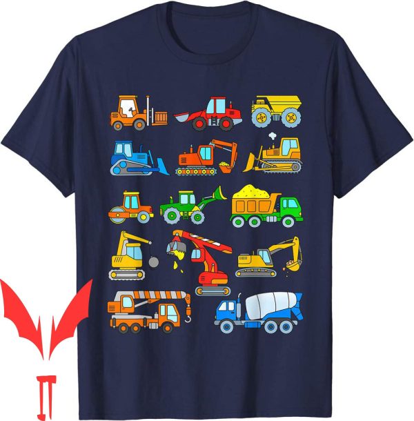 Blippi Birthday T-Shirt Construction Excavator Shirt for Boys Girls Men and Women