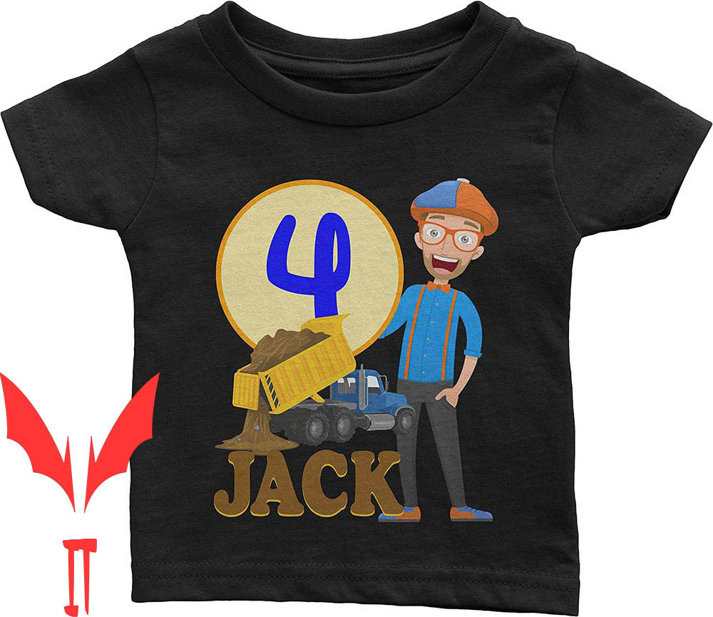 Blippi Birthday T-Shirt Family Personalized For Theme