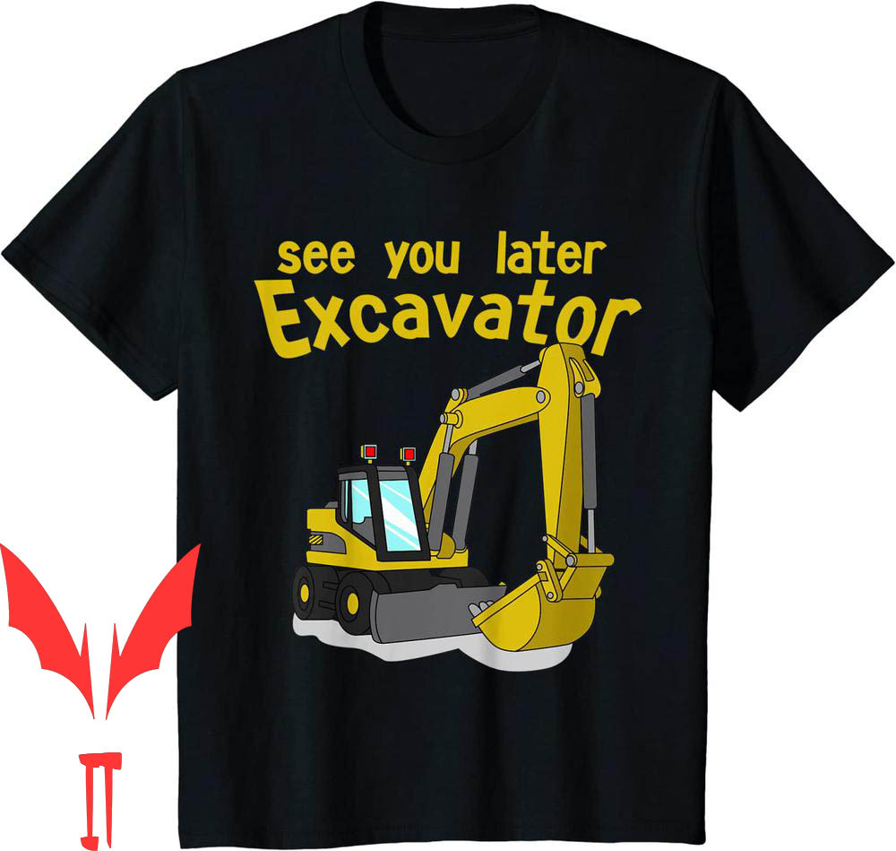 Blippi Birthday T-Shirt See You Later Excavator Toddler Boy Kids