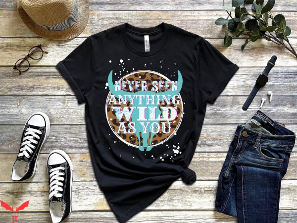 Cody Johnson T-Shirt Never Seen Anything Wild As You Leopard