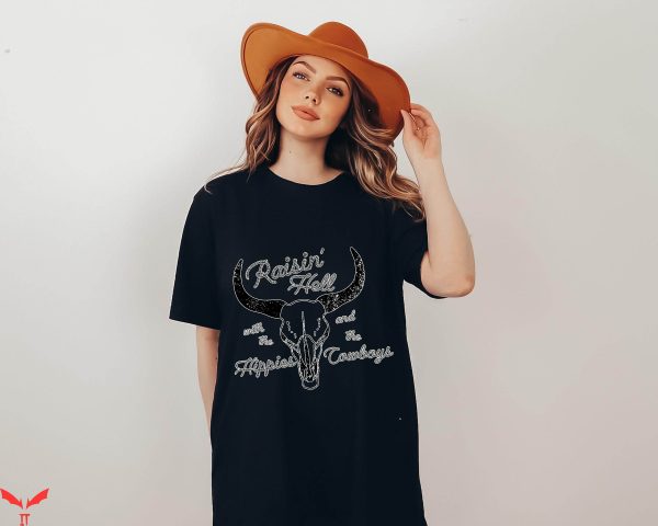 Cody Johnson T-Shirt Raisin’ Hell With The Hippies Cowboys