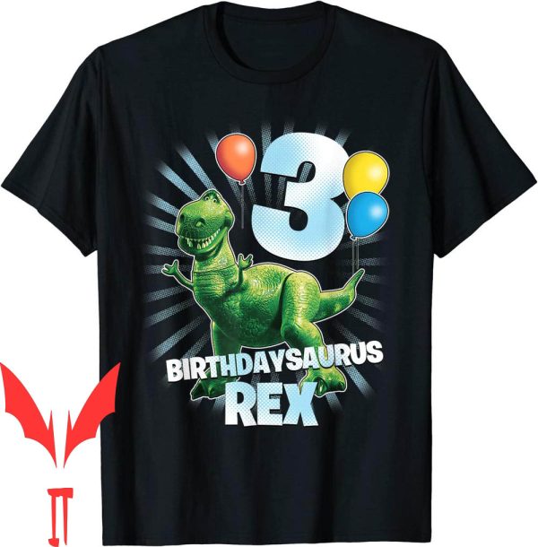 Toy Story Birthday T-Shirt Disney Pixar Saurus Rex 3rd