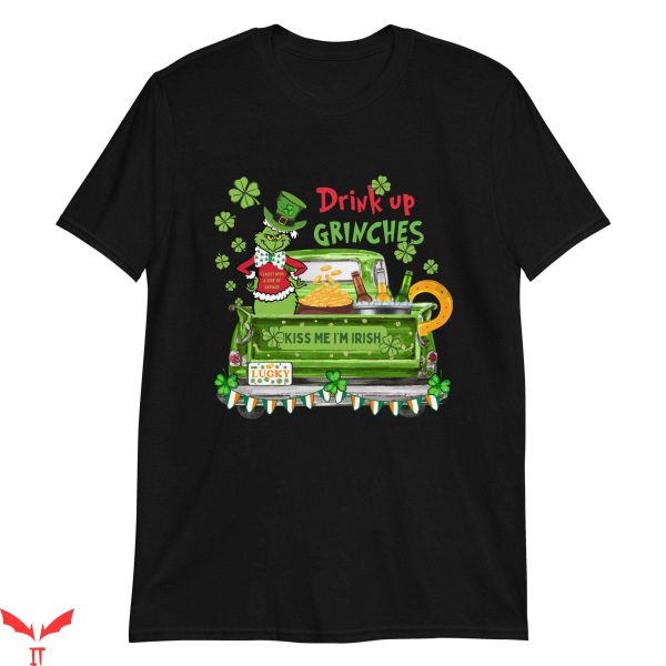Drink Up Grinches T-Shirt Trendy Drinking Holiday Meme
