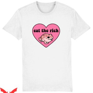 Eat The Rich T-Shirt Frog Eat the Rich Cute T-Shirt