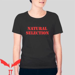 FTP Columbine T-Shirt Red Lettering Natural Selection