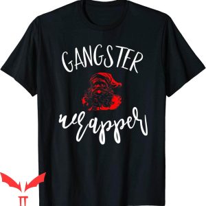 Gangster Wrapper T-Shirt Funny Gangsta Wrap Xmas Tee