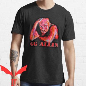 Gg Allin T-shirt Allin Painting Most Special Rock Singer