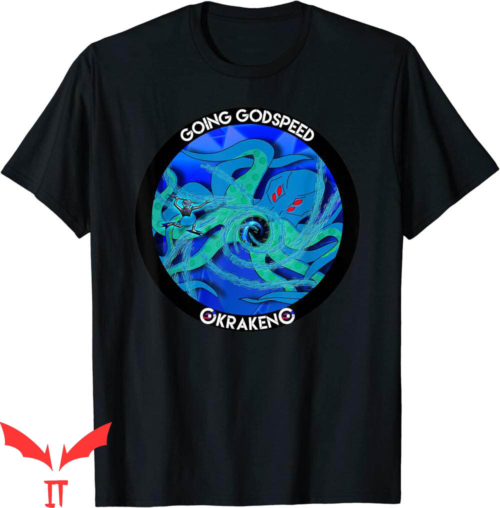Godspeed T-Shirt Facing The Kraken Mythical Monsters Tee
