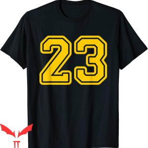 Golden Yellow T-Shirt Jersey 23 Golden Yellow Sports Team