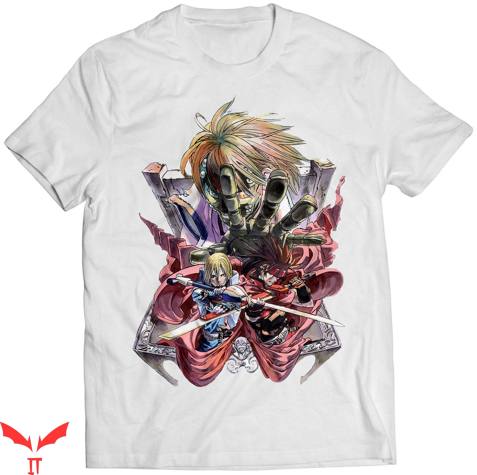 Guilty Gear T-Shirt Ky Sol GGI Trendy Game Player Lovers Tee Guilty Gear T-Shirt Ky Sol GGI Trendy Game Player Lovers Tee