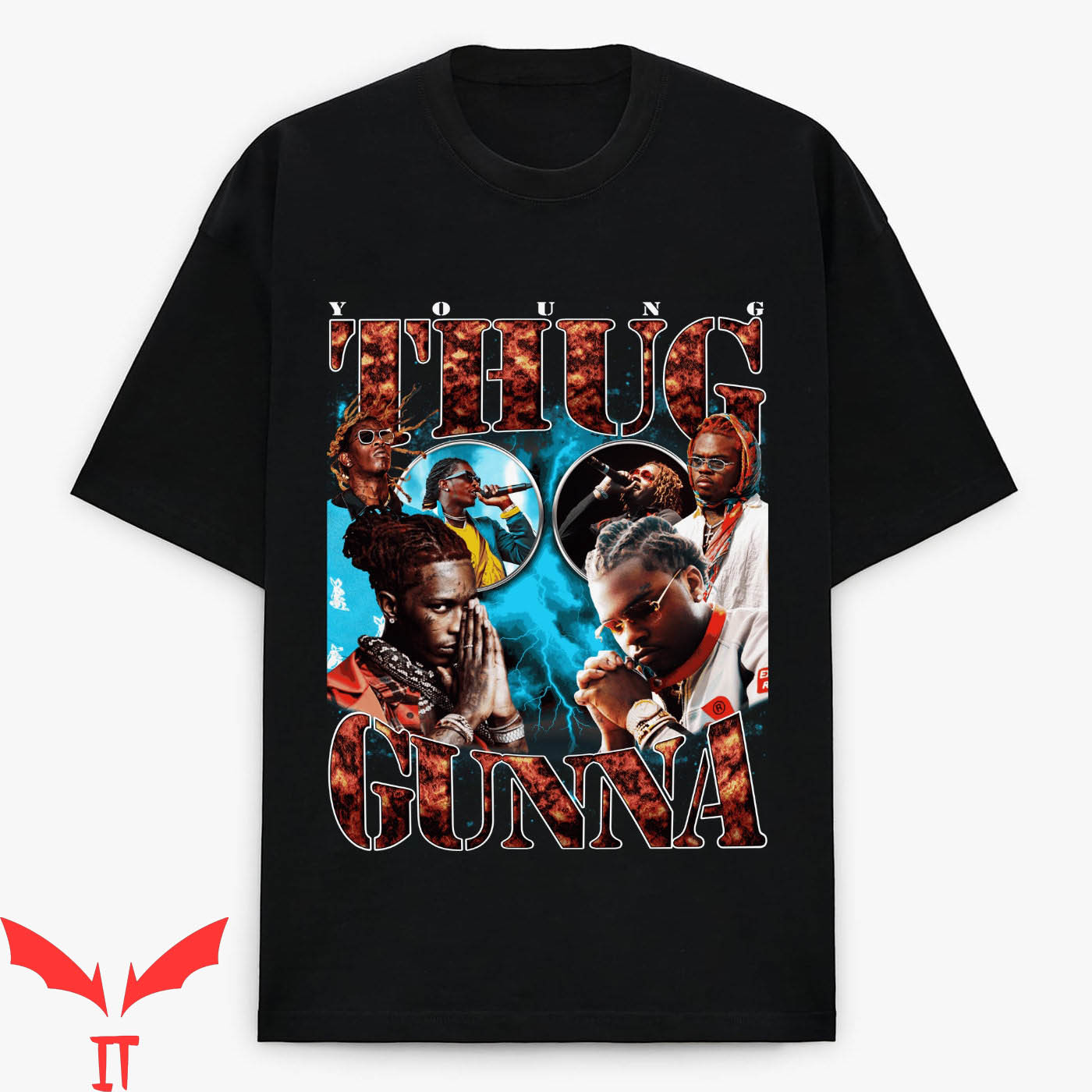 Gunna T-Shirt Young Thug Wunna Hip Hop Vintage Bootleg
