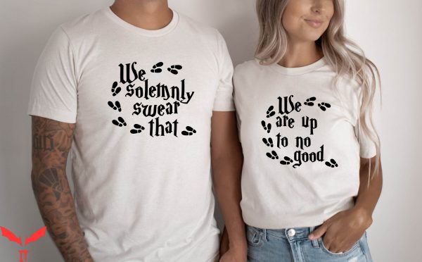 Harry Potter Couple T-Shirt We Solemnly Swear That We Are