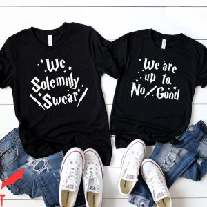 Harry Potter Couple T-Shirt We Solemnly Swear We Are Up No