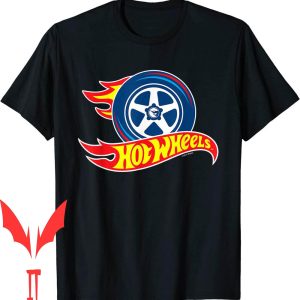 Hot Wheels Birthday T-Shirt Flaming Tire Logo
