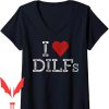 I Heart Dilfs T-Shirt Love Printer Gift