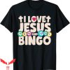 I Love Jesus T-Shirt And Bingo Christian Cross Board Games