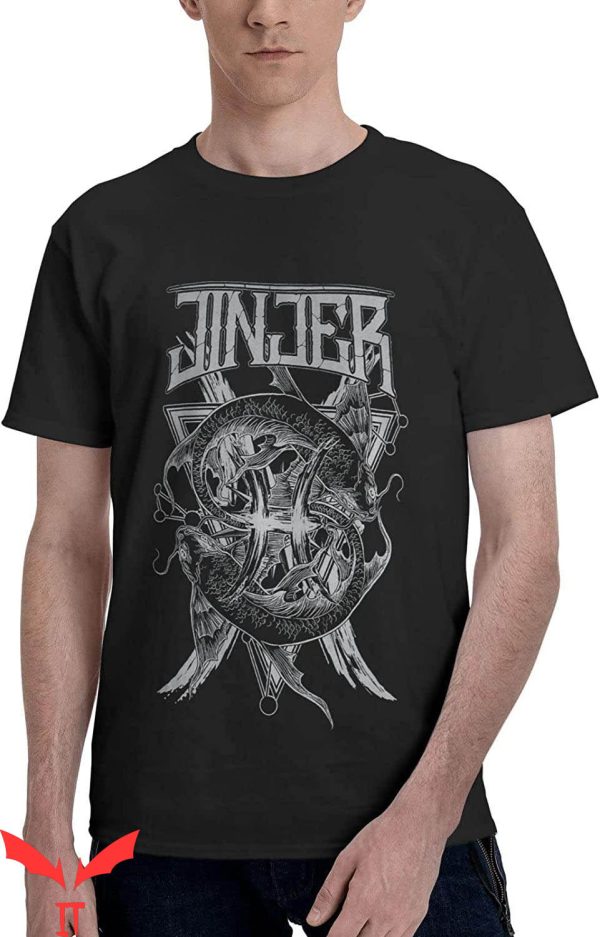 Jinjer T-Shirt Workwear Ukrainian Metalcore Band Trendy Tee