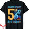Jurassic Park Birthday T-Shirt 5th Birthday T Rex Tee
