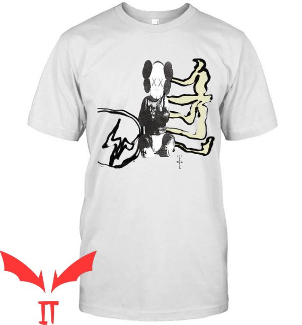 Kaws Cactus Jack T-Shirt Vintage Art Travis Scott  Merch Tee