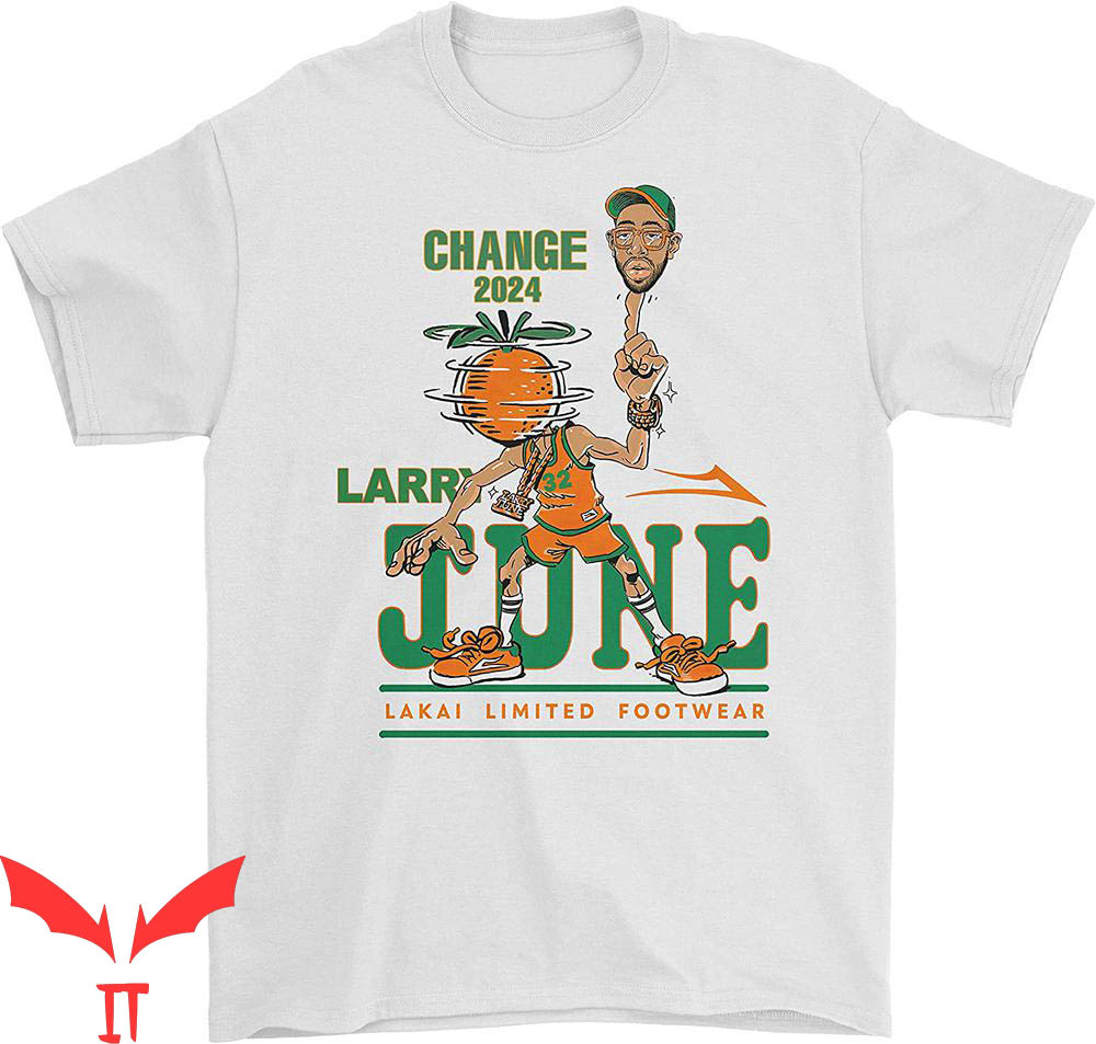 Larry June T-Shirt Rap Change Funny Orange Season Trendy