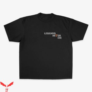 Legends Never Die Vlone T-Shirt Hip Hop Juice Wrld x V-Lone