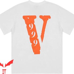 Legends Never Die Vlone T-Shirt Hip Hop V Letter Trendy Tee