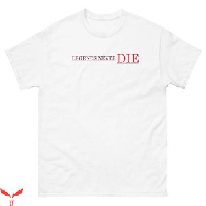 Legends Never Die Vlone T-Shirt Juice Wrld x V-Lone Rap Tee