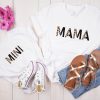 Mama And Mini T-Shirt Leopard Heart Mommy And Me Matching