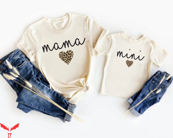 Mama And Mini T-Shirt Matching Set Baby Shower New Mom