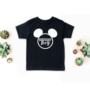 Mickey Mouse Birthday For Family T Shirt Bday Boy Shirt