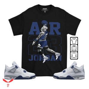 Midnight Navy T Shirt Air Jordan Goat Number 23 Shirt