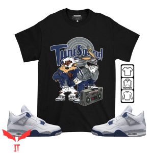 Midnight Navy T Shirt Bunny Tazmanian Hiphop Jordan Shirt