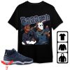 Midnight Navy T Shirt Daaamh Midnight Navy Jordan 11 Shirt