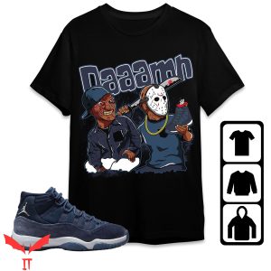 Midnight Navy T Shirt Daaamh Midnight Navy Jordan 11 Shirt