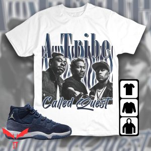 Midnight Navy T Shirt Jordan 11 A Tribe Called Quest Shirt