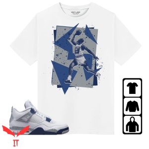 Midnight Navy T Shirt Jordan 4 Retro Midnight Navy Shirt