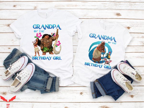 Moana Birthday T-Shirt Birthday Girl Family Matching Shirt