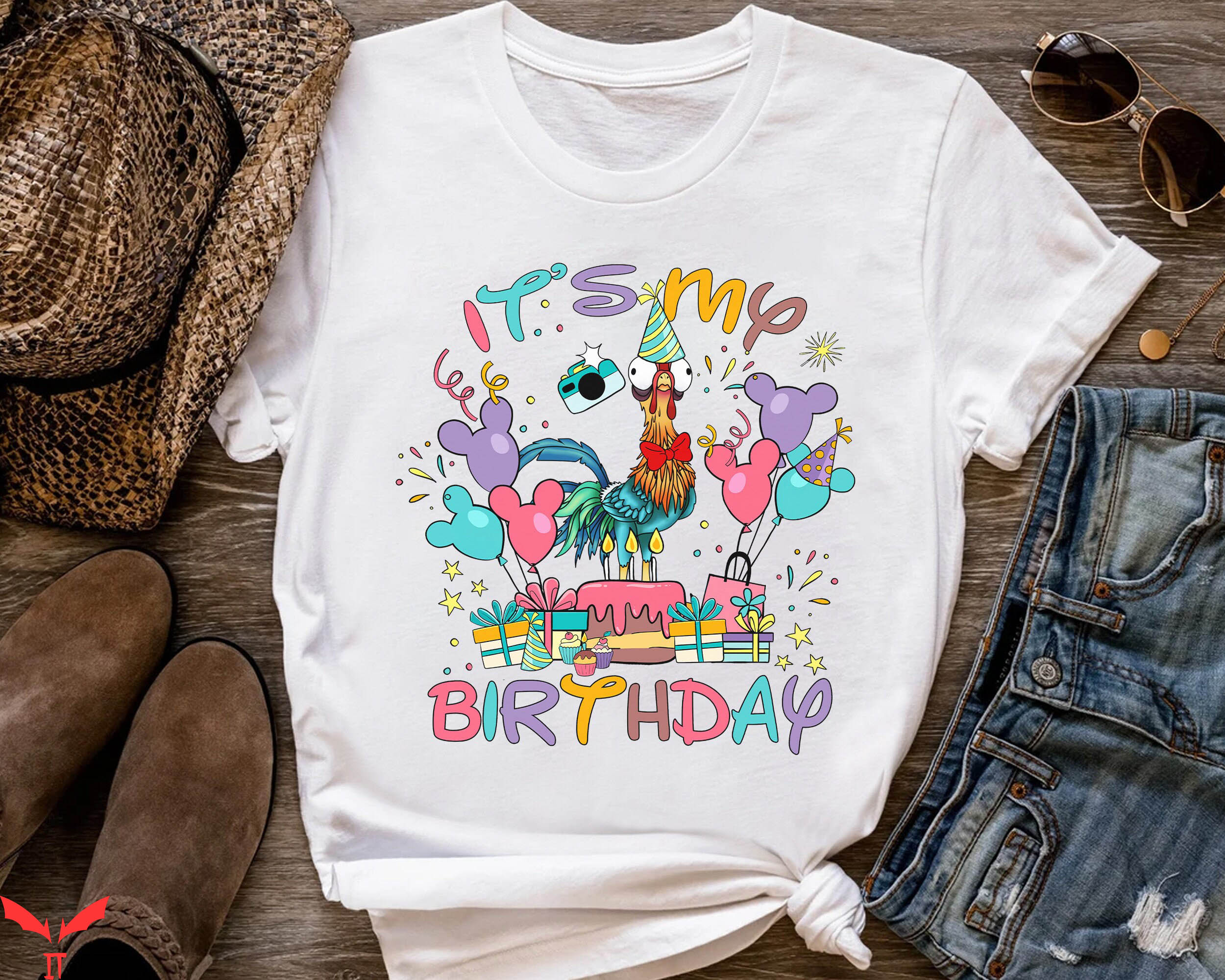 Moana Birthday T-Shirt Disney Moana Characters Hei Hei Bday Moana Birthday T-Shirt Disney Moana Characters Hei Hei Bday