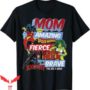 Mom T-Shirt Marvel Vintage Retro Amazing Mom Trendy Tee